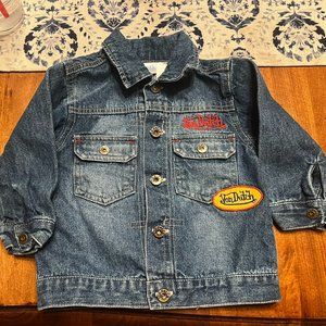 Vintage Von Dutch Toddler jacket size 18mo, Like New!
